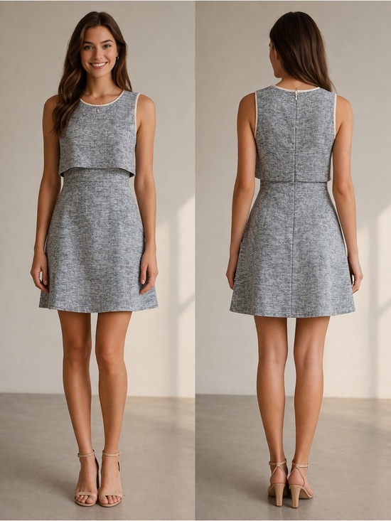 Armani Exchange Tops - Armani Exchange Textured Sleeveless Dress